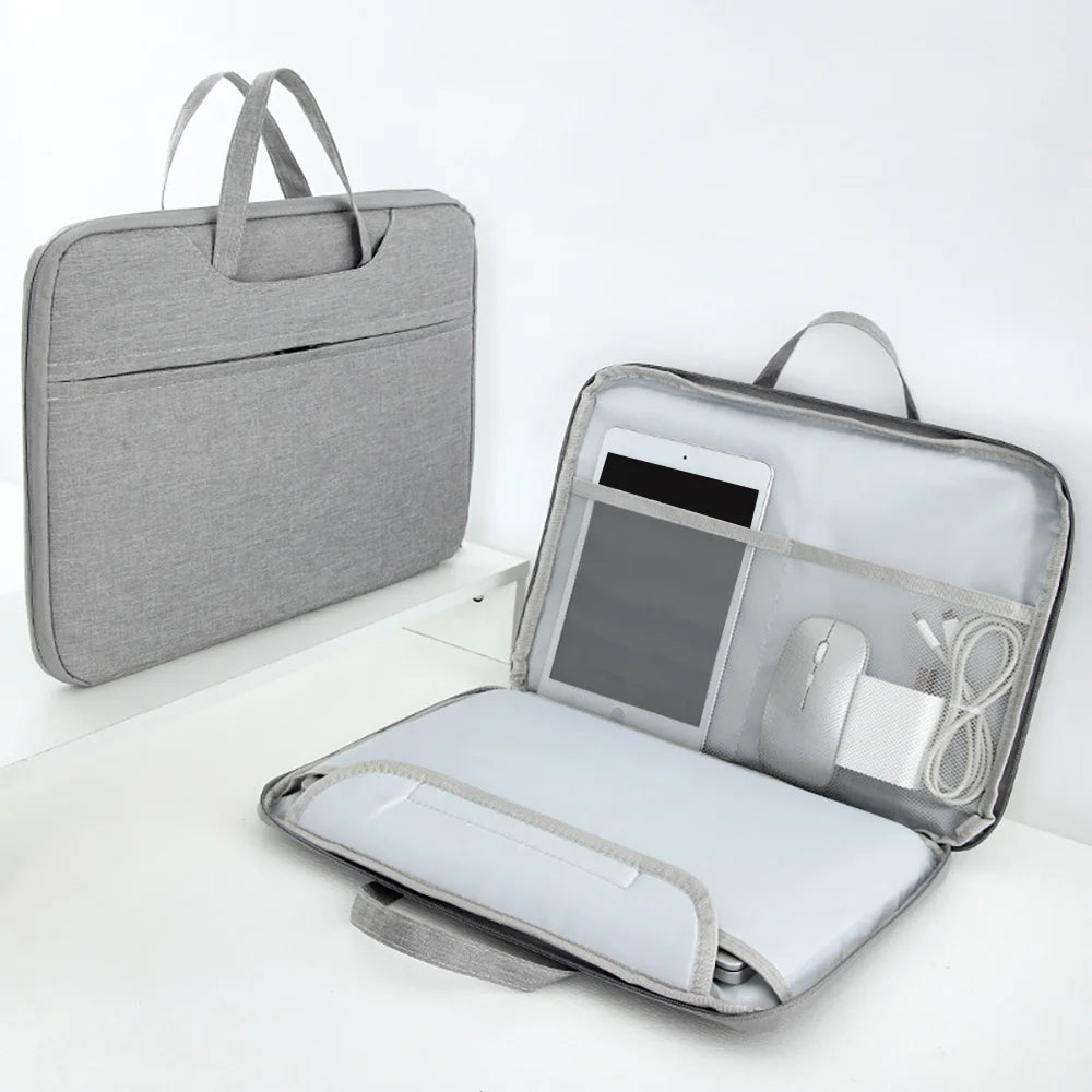 Laptop Bags 13.3 14 15 15.6 inch Cover For MacBook Air Pro Xiaomi Huawei ASUS Notebook Case Men Women Portable Handbag Briefcase