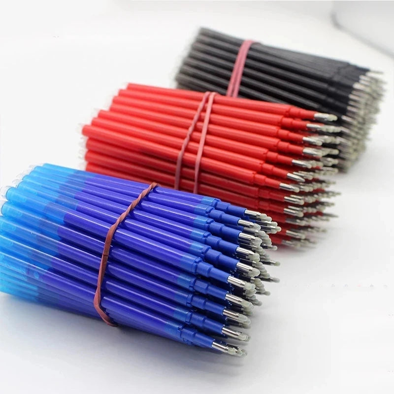 Pilot Frixion Erasable Gel Pen Set – 0.5mm, Blue / Black / Red with Refills