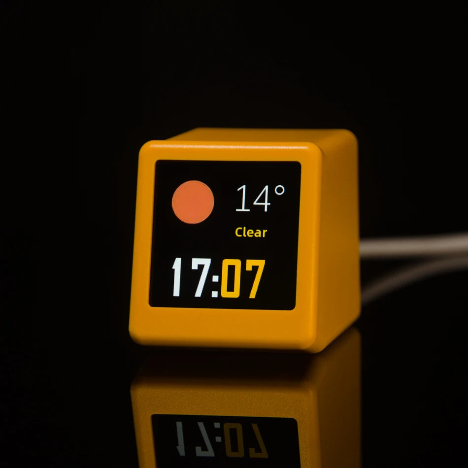 PixelDesk Mini Smart Weather GIF Clock