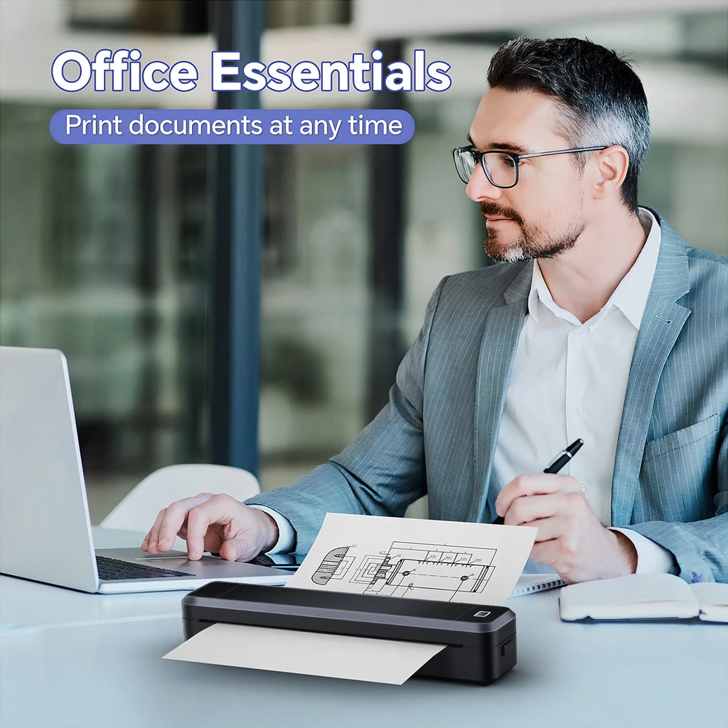 Marklife X8 Mini A4 Bluetooth Thermal Printer – Inkless Photo, PDF & Document Printing