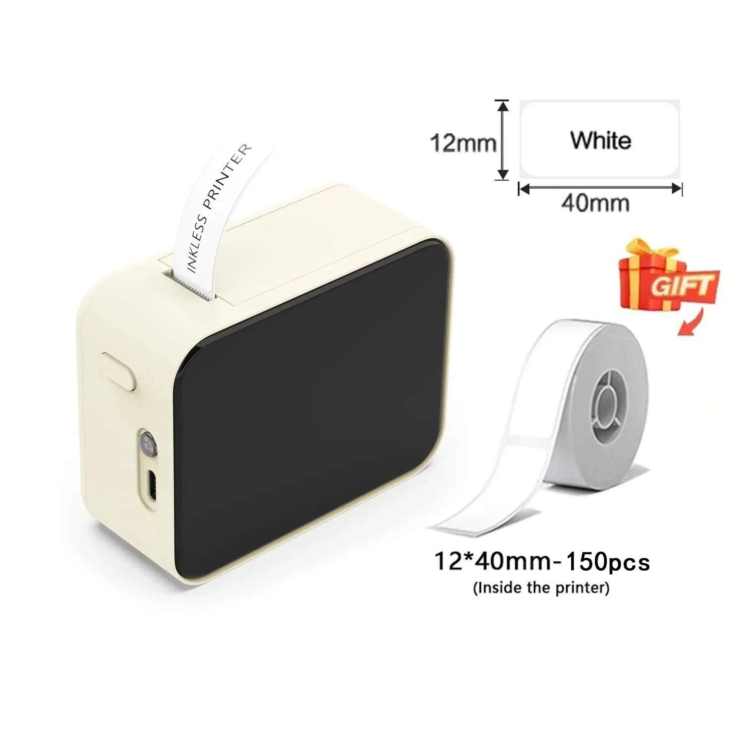 MarkLife P15 Mini Portable Bluetooth Thermal Label Printer – Home & Office Sticker Maker