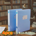 4pcs of Office Meeting File Boxes in A4 Size, Morandi Style, for Organizing Accounting Vouchers And Personnel Records