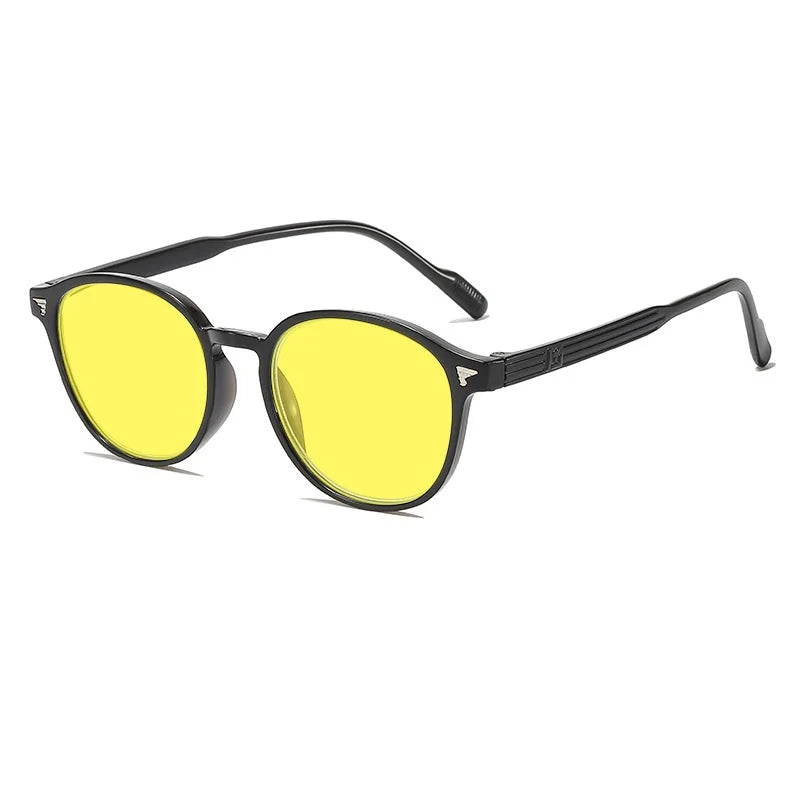 Yellow Blue Light Gaming Glasses – Night Vision Anti-Glare Computer Eyewear for Eye Strain Relief