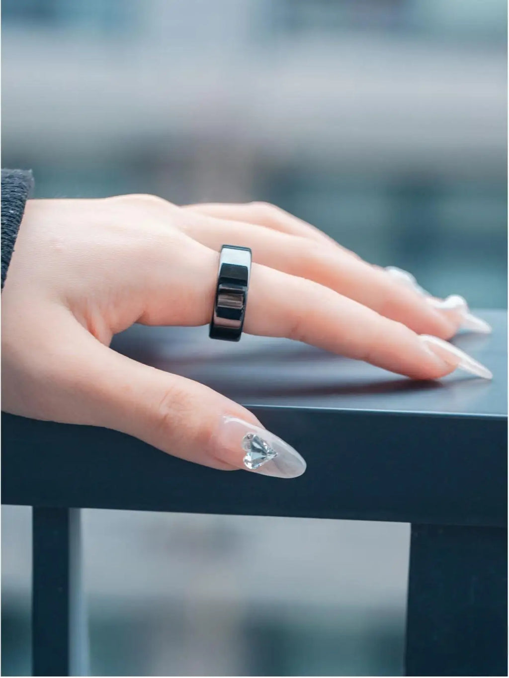 Amovan Nova Smart Ring – GPS, Heart Rate, Blood Oxygen & Sleep Monitor