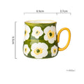 ArtBrew Hand-Drawn Style Ceramic Coffee Mug – 480ml / 16oz