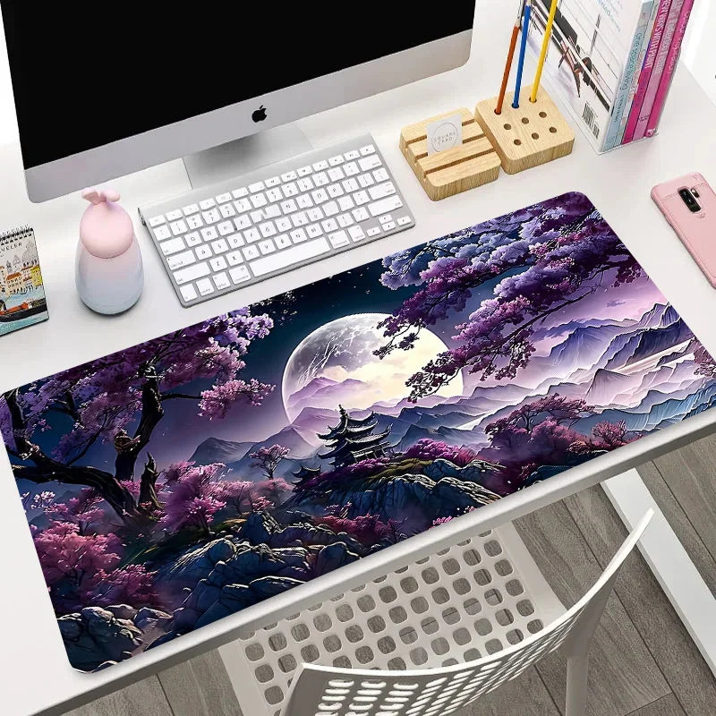 Moonlight Aura XL Desk Mat – Aesthetic Gaming Mouse Pad