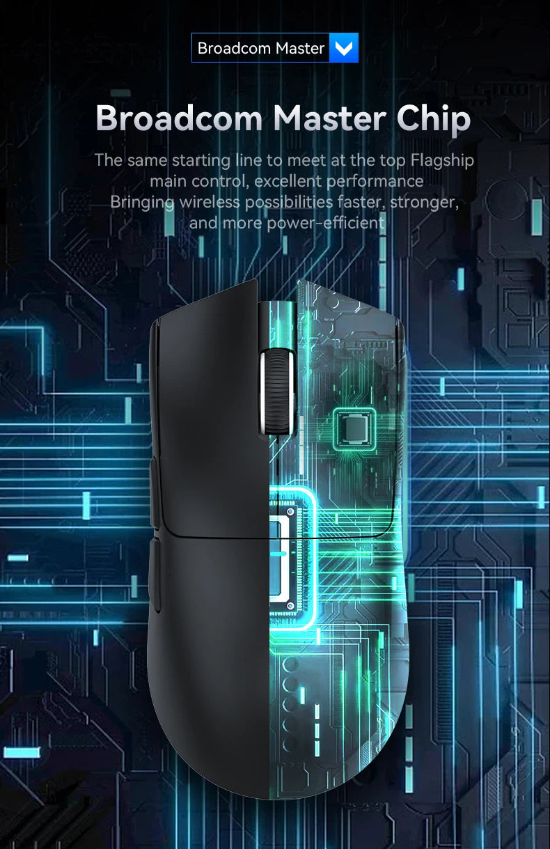 Attack Shark X11&R1 Wireless Gaming Mouse - Tri-Mode , PAW3311 Sensor,22K DPI, 400 IPS, RGB PC Gaming Mouse