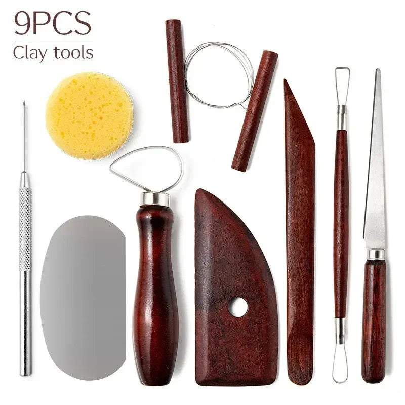 ClayKit Pottery & Clay Sculpting Tools Set – 5 to 61 Pieces with Carry Case