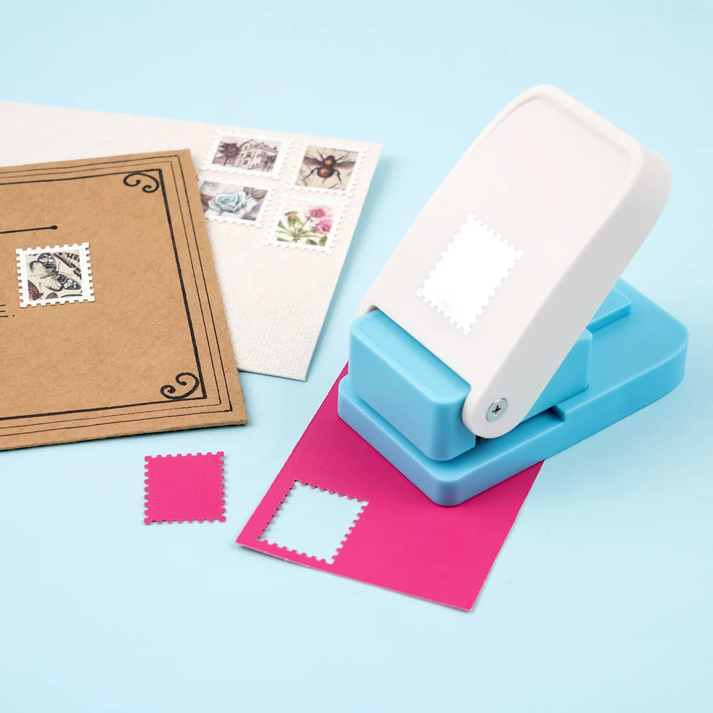 StampPunch Rectangle Postage Stamp Craft Punch – 1x0.8 Inch