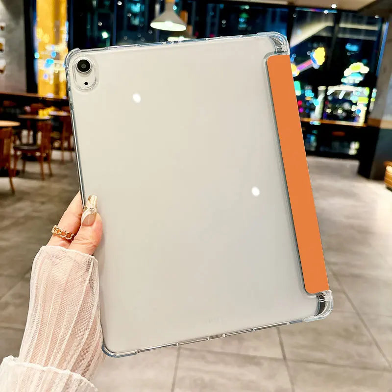 Happy Kitten iPad Case – Cute TPU Protective Cover for iPad Pro 10/11", Air 3rd–5th Gen, Mini 6