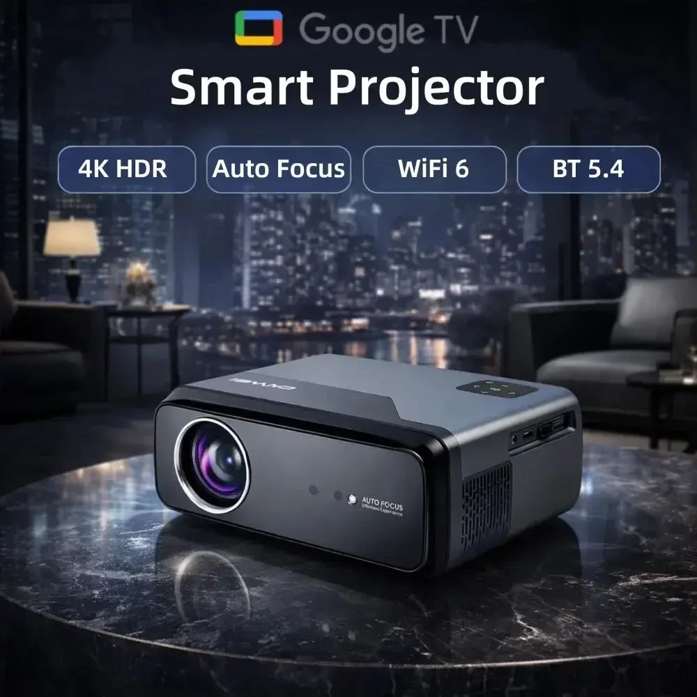 CinemaX A8 Google TV 4K Smart Projector