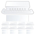 PVC FolderTab 100-Pack Plastic File Folder Tabs with Inserts – Hanging Folder Labels