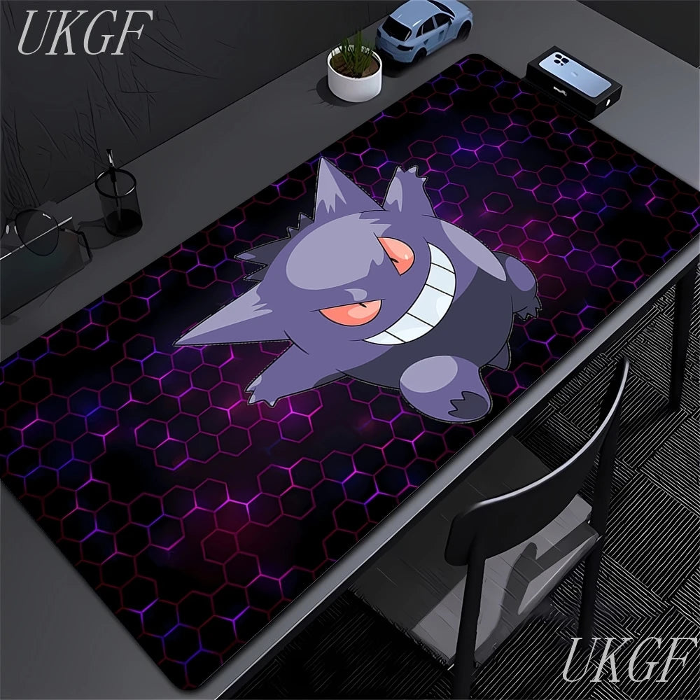 Gengar Anime XL Gaming Desk Mat – Cute Gaming Mouse Pad (XXL Keyboard & Mouse Mat)