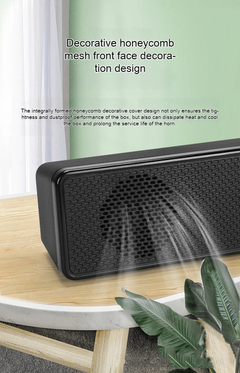 HOMEFISH Computer Desktop High-quality Bluetooth Wired Dual-purpose High-volume Microphone Two-in-one Speaker