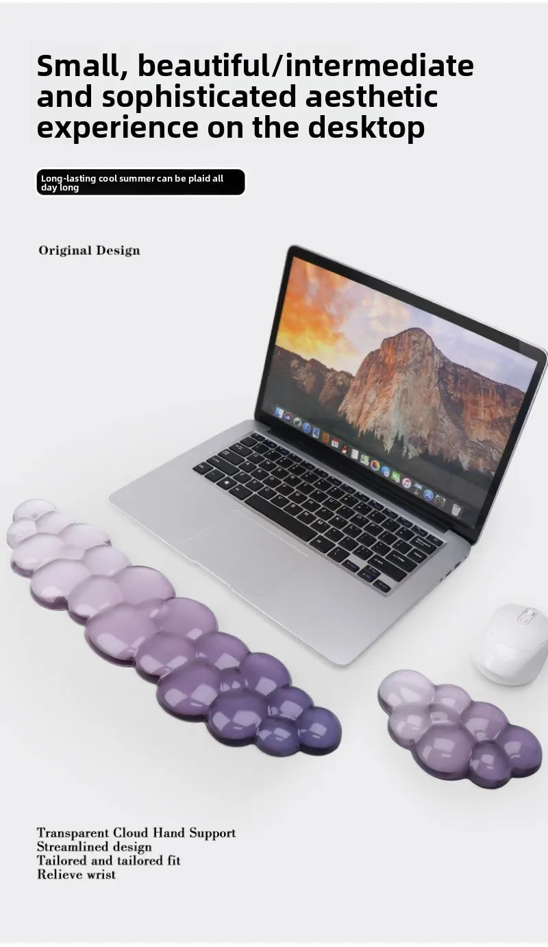 CloudComfort Rest – Ergonomic Wrist Pad for Keyboard & Mouse | Pain Relief Support