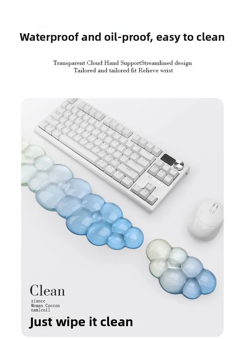CloudComfort Rest – Ergonomic Wrist Pad for Keyboard & Mouse | Pain Relief Support