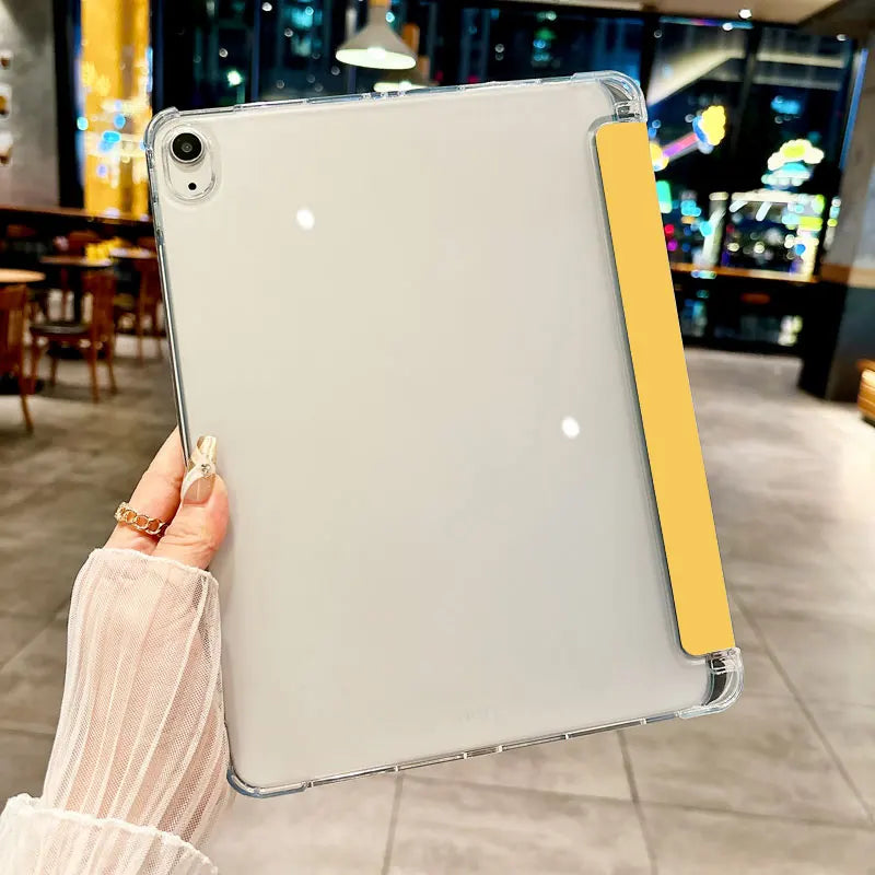 Fun Duck Thumbs-Up iPad Case – Protective TPU Cover for iPad Pro 10/11", Air 3rd–5th Gen, Mini 6