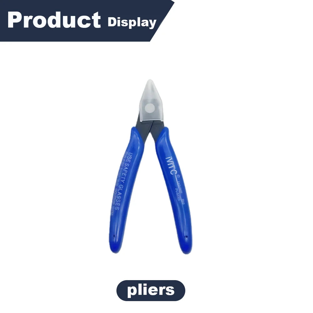 3D Printing Multi-Tool Kit – Scissors, Cleaning Needles, Tweezers, Pliers & Deburring Set