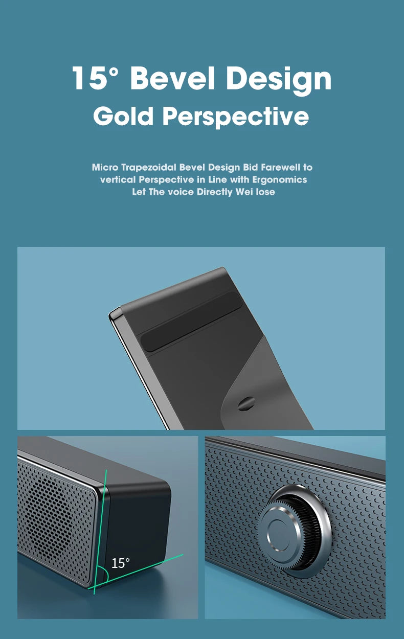 HOMEFISH Computer Desktop High-quality Bluetooth Wired Dual-purpose High-volume Microphone Two-in-one Speaker