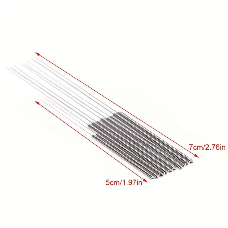 3D Printer Nozzle Cleaning Kit – Stainless Steel Needles 0.2 / 0.25 / 0.3 / 0.35 / 0.4mm