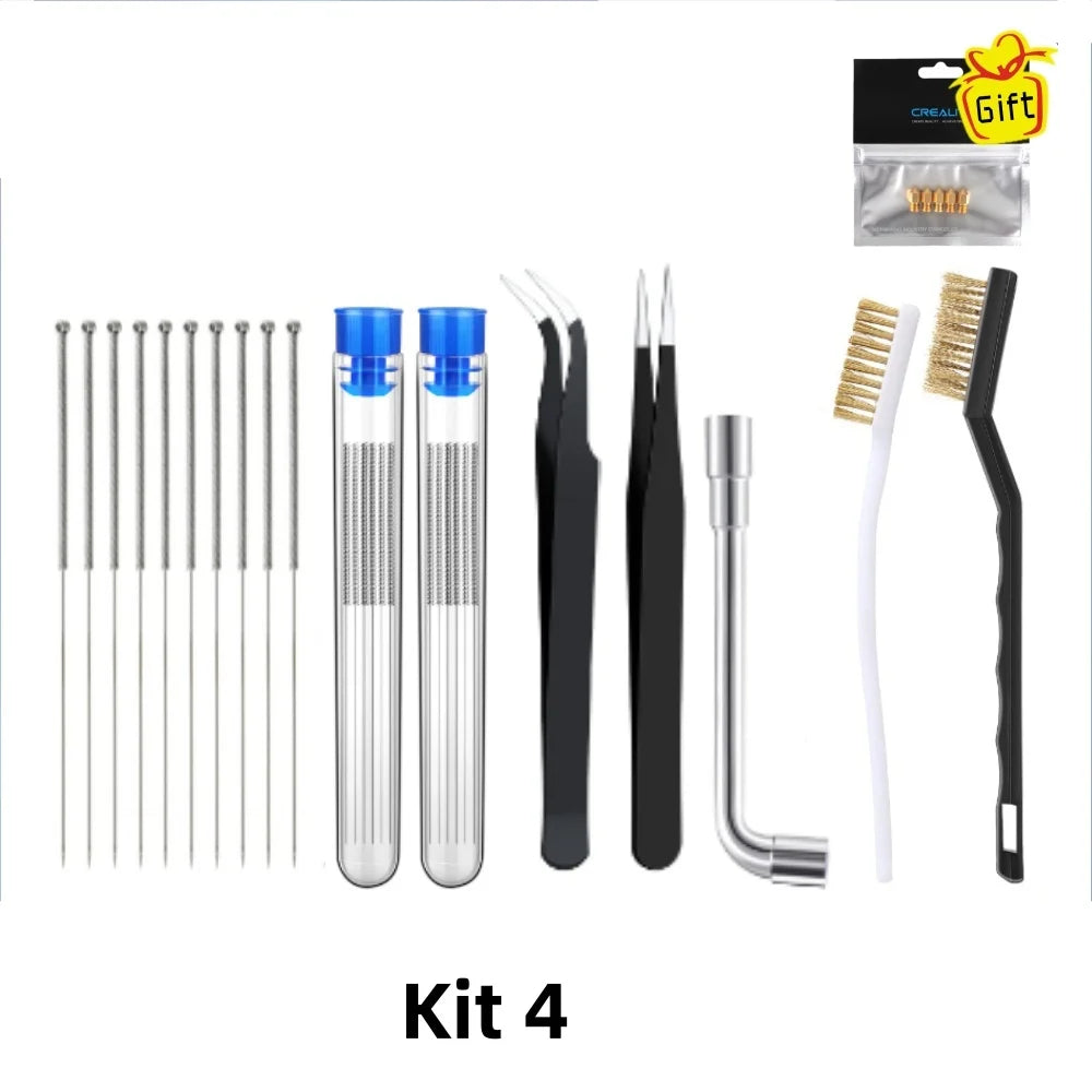 3D Printer Tool Kit – Diagonal Pliers, Deburring Cutter, Tweezers & Scraper Set