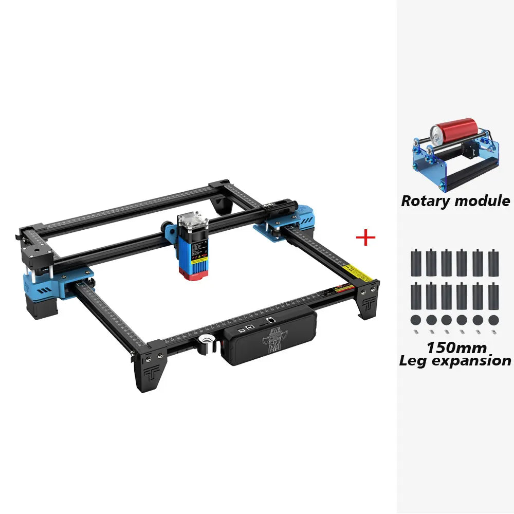 TwoTrees TTS-55 Pro 80W Laser Engraver – WiFi, Offline Control & 445nm Blue Light CNC