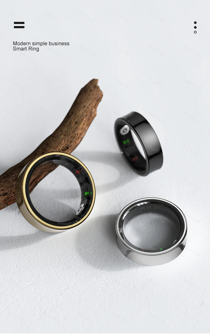 R09 Smart Ring – Health Monitor, Step Tracker & Remote Control for Android & iOS