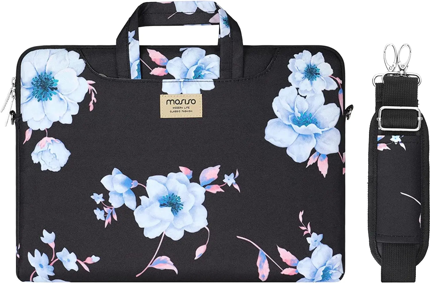 MOSISO Laptop Sleeve Bag – Briefcase & Shoulder Bag for MacBook Air, Pro & Laptops (13"–17.3")