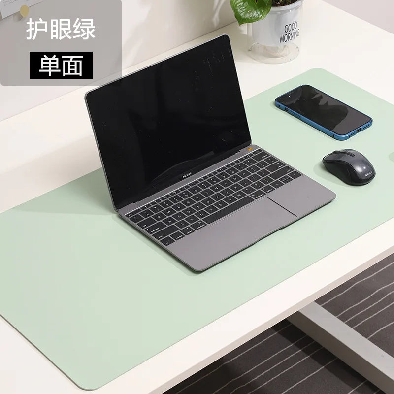 white mousepad Portable Mouse pad large Gaming Waterproof Non-slip PU Suede Desk Mat Computer Keyboard desk pad Mats