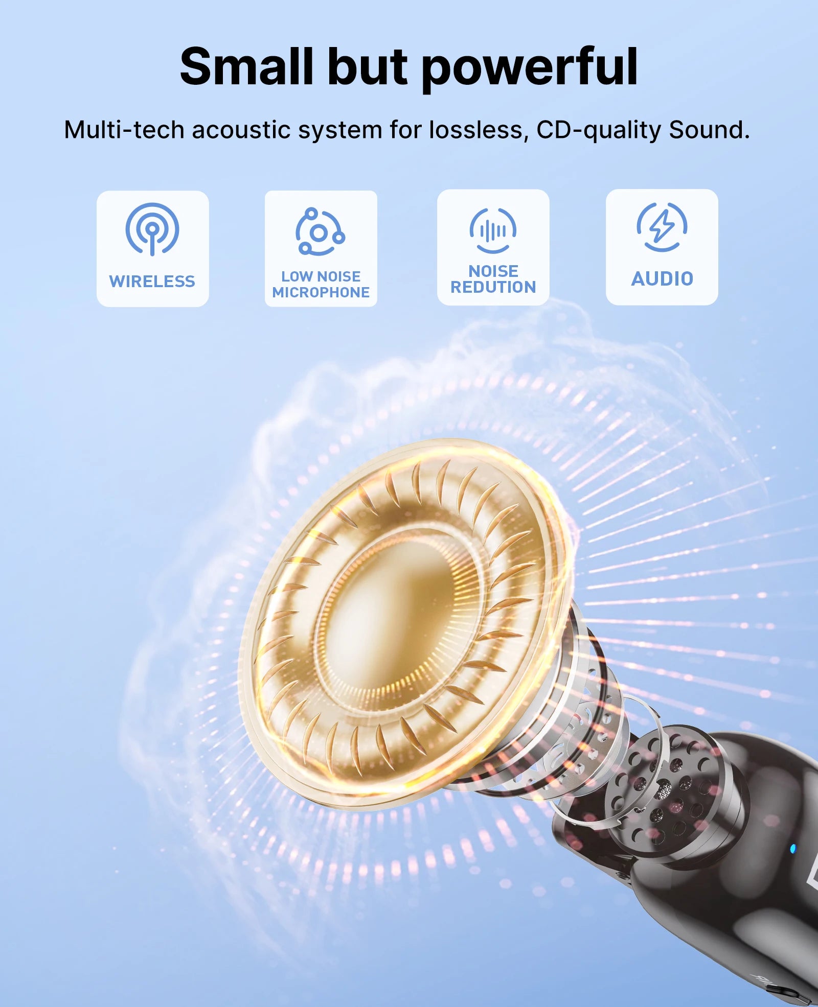 BOYA Mini 2 Wireless Lavalier Microphone – AI Noise Reduction for iPhone & Android