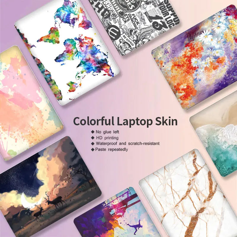 Hot sale computer sticker 12'' 15 inch notebook sticker 17" laptop skin 14" for macbook pro 13 15.6'' acer/lenovo/hp decal skin