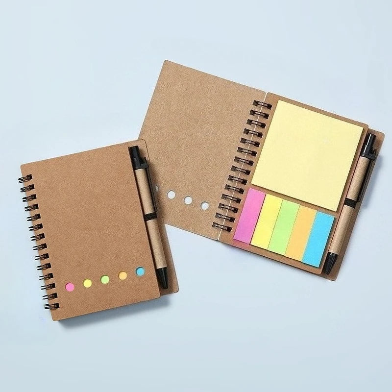 KraftNote Portable Kraft Paper Sticky Notes – On-the-Go Memo Pad