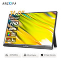ARZOPA 14" FHD IPS Portable Monitor – USB-C & HDMI Second Screen for Mac, Laptop, PC, Switch & PS