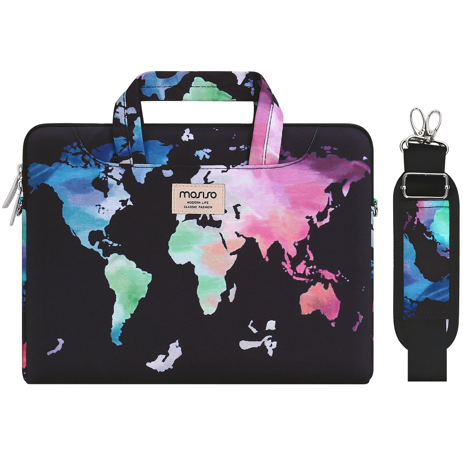 MOSISO Laptop Sleeve Bag – Briefcase & Shoulder Bag for MacBook Air, Pro & Laptops (13"–17.3")