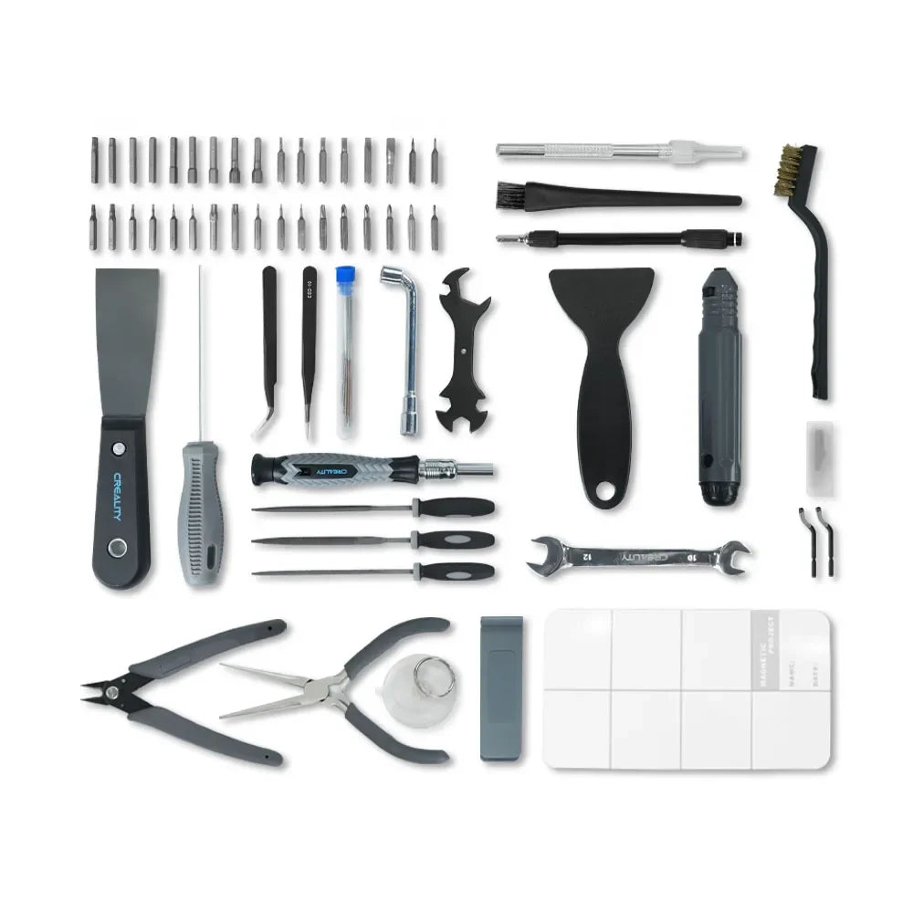 Creality Official 3D Printer Tools Kit – 74-Piece Complete Maintenance Set