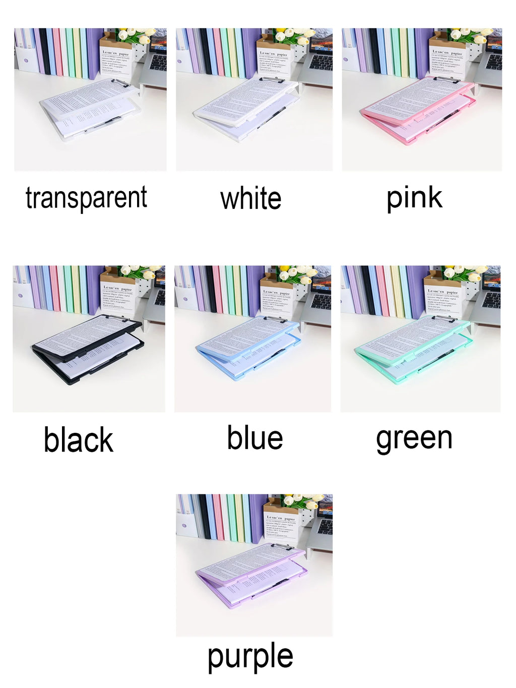 DocBox 2-in-1 A4 Writing Board & Document Storage Box – Portable Office Organiser