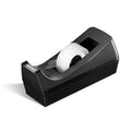 1pc black tape holder, desktop tape holder with non-slip base, suitable for office, home and school (tape not included).