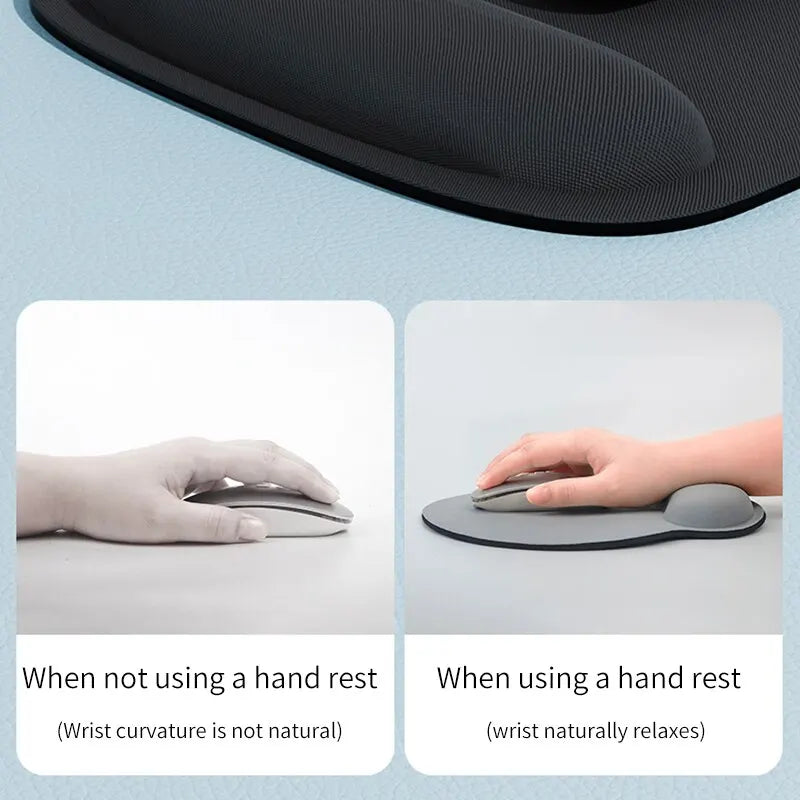 Computer Game Mouse Pad Environmental EVA Ergonomic Mousepad Wrist Pad Non-slip Comfortable Mouse Mats For Office PC Accessories