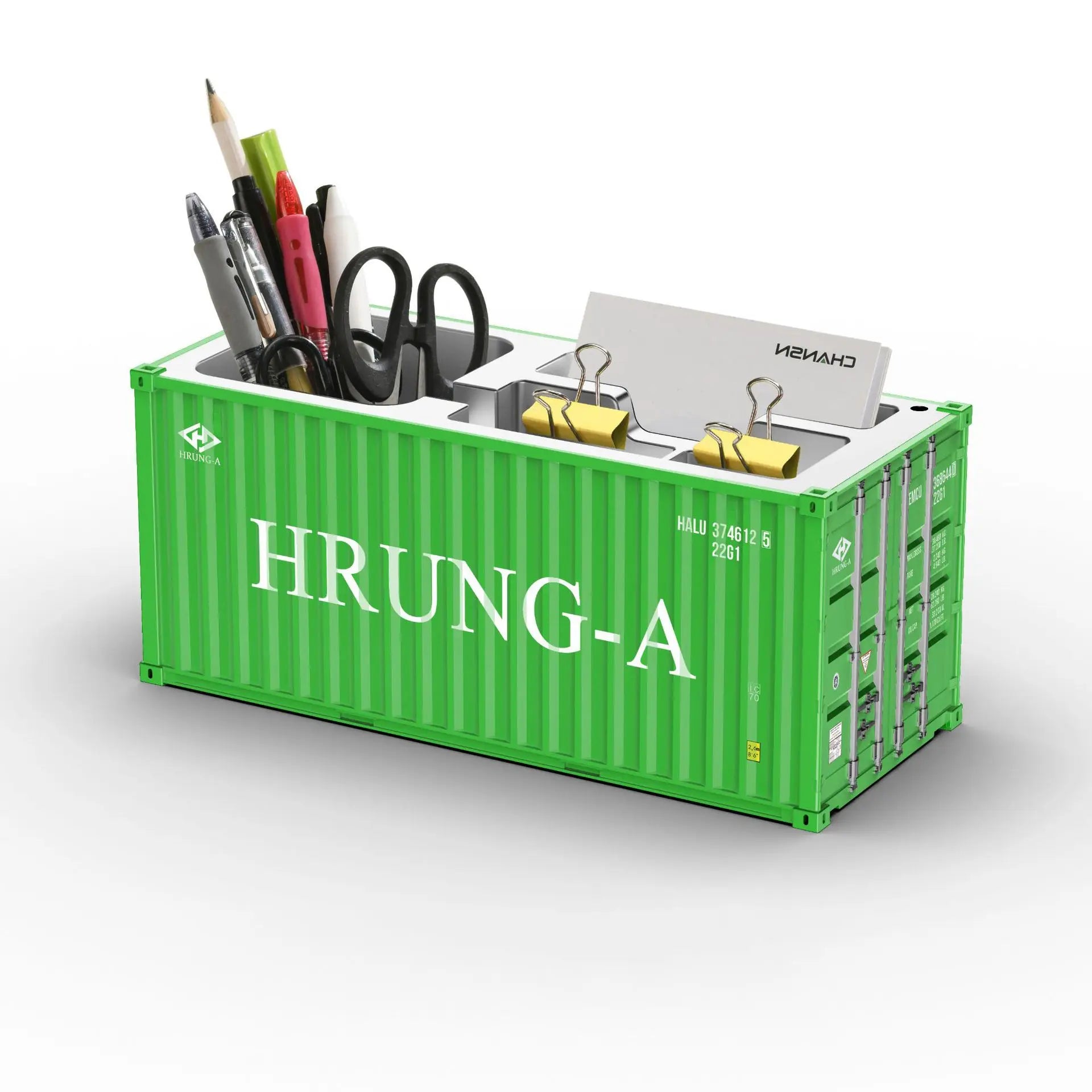 ContainerDesk Miniature Shipping Container Pen Holder – Desk Organiser & Home Decor