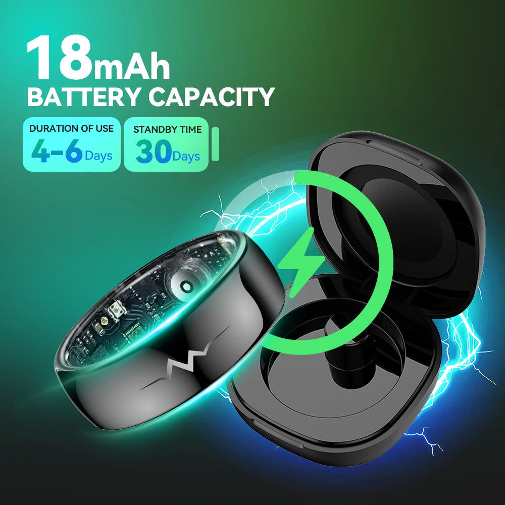 NOYAFA Smart Ring – Heart Rate, Blood Oxygen & Multi-Sport Health Monitor
