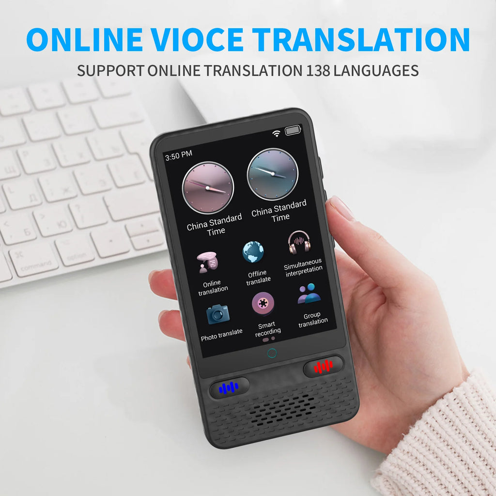 LinguaAI Voice Translator Device – 138 Languages, ChatGPT & Real-Time Two-Way