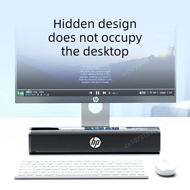 HP SoundStick WS10 – Compact USB-Powered Sound Bar for PC & Gaming