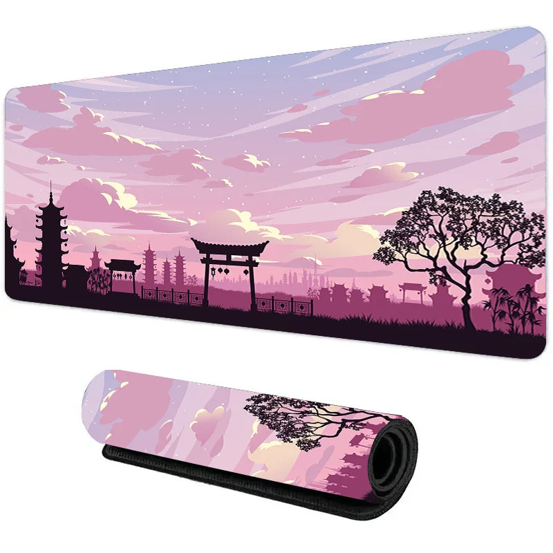 Moonlight Aura XL Desk Mat – Aesthetic Gaming Mouse Pad