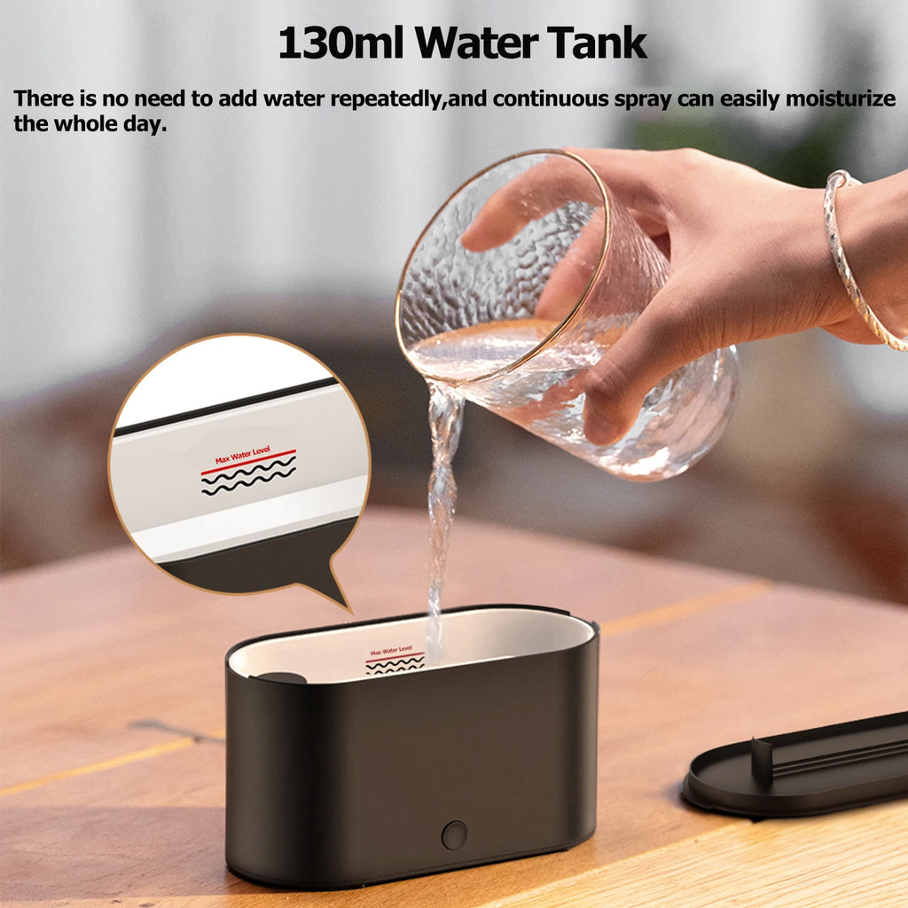 FlameGlow Mini Aroma Diffuser – Colourful Flame Effect Humidifier & Essential Oil Diffuser
