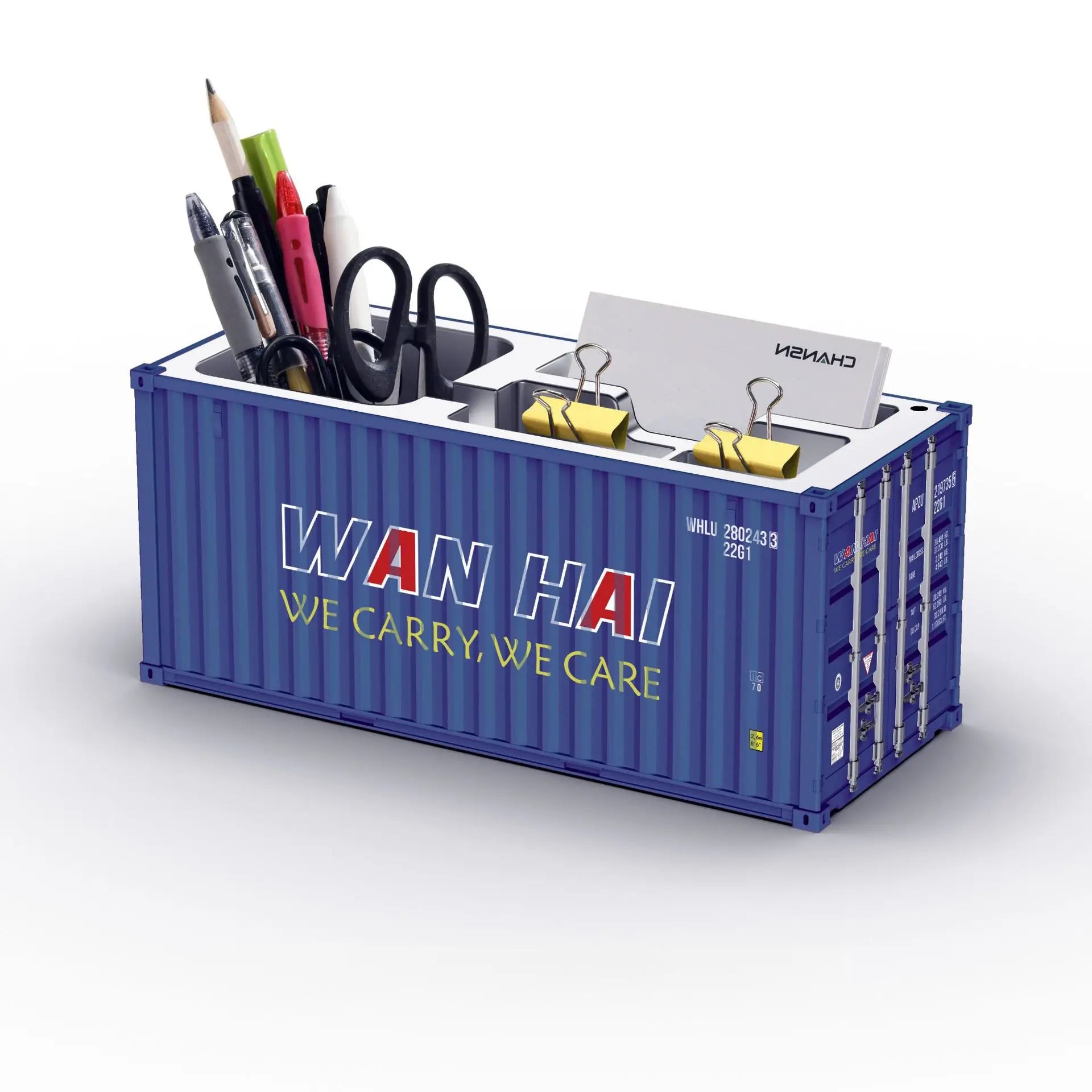 ContainerDesk Miniature Shipping Container Pen Holder – Desk Organiser & Home Decor