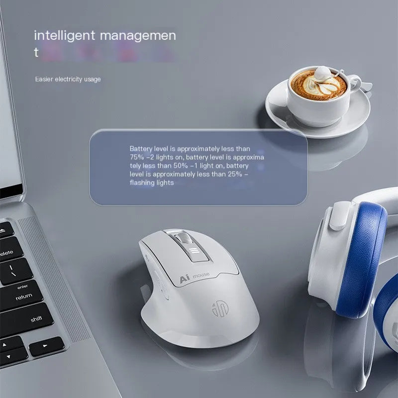 VoiceClick AI Voice Mouse – Wireless Dual-Mode, Voice Typing & Silent Click