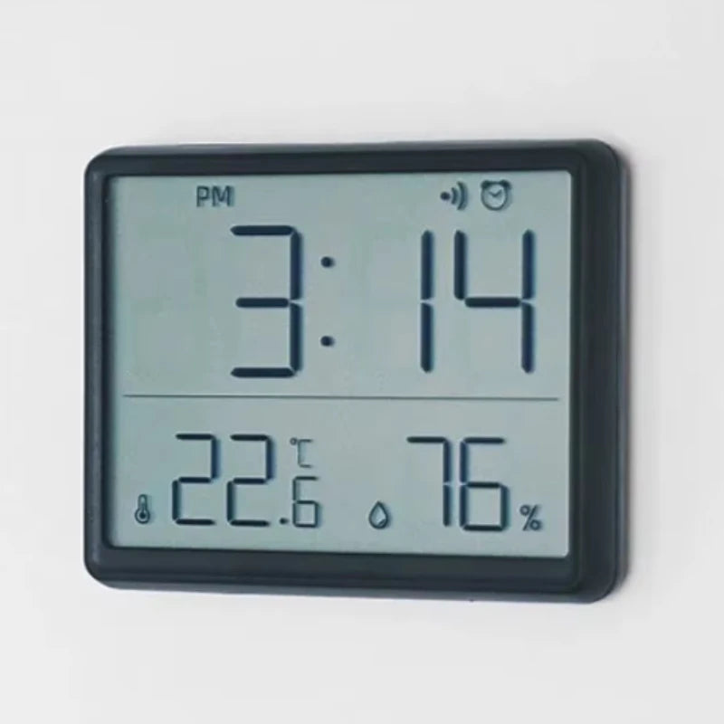 MIJIA 3.7 Inch Large LCD Digital Wall Clock Humidity Thermometer Calendars Display Magnetic Mounted Alarm Clock Household Tool
