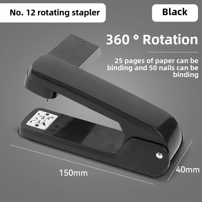 SpinStaple 360° Rotatable Stapler with Built-In Staple Remover