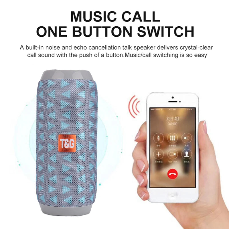 BoomBox Portable Wireless Bluetooth Speaker – FM Radio, Subwoofer & Hands-Free