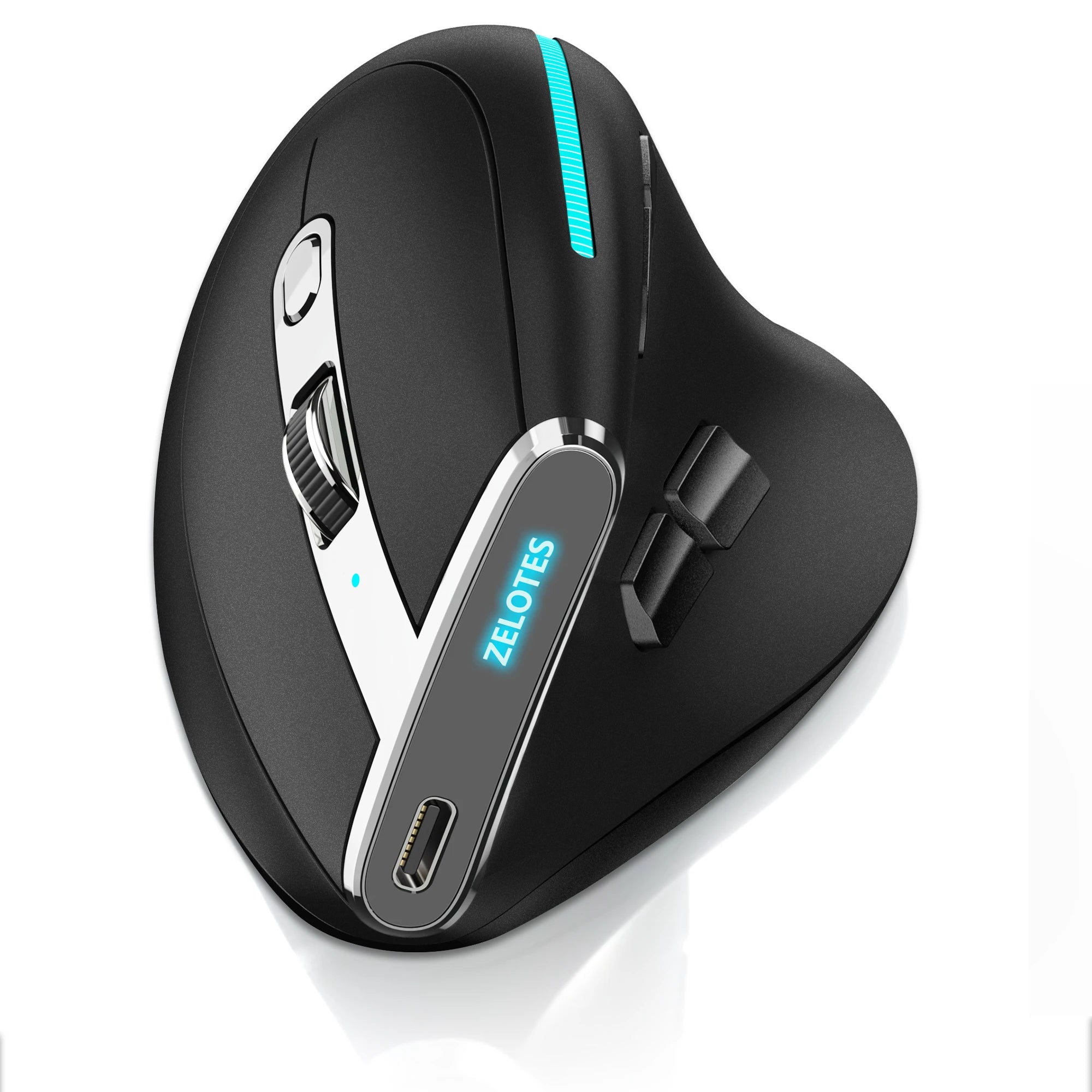 Lefon Trackball Mouse – Bluetooth Ergonomic 2.4G Wireless Rechargeable for PC & Office
